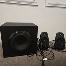 Logitech - Z623 2.1 Speaker System (3-Piece) for PC - Black