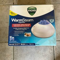 Vicks Warm steam vaporizer