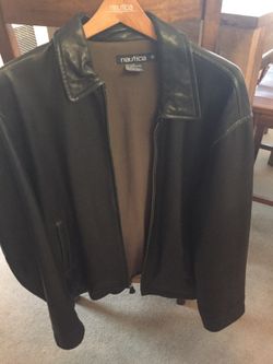 Nautica leather jacket