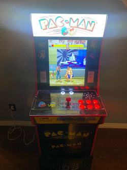 Modded Pac-Man Arcade led buttons 8500 Games