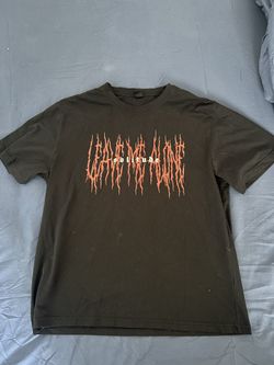 Black and Red Graphic T Shirt Mens