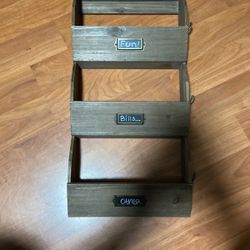 Vertical Bins with Hooks Brown - Threshold™