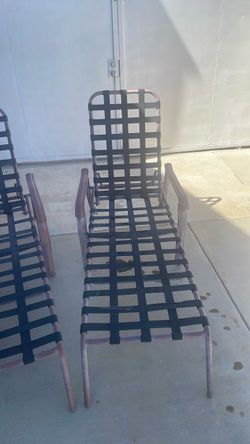 Aluminum sun loungers