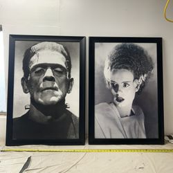 Frankenstein Picture Frame Set