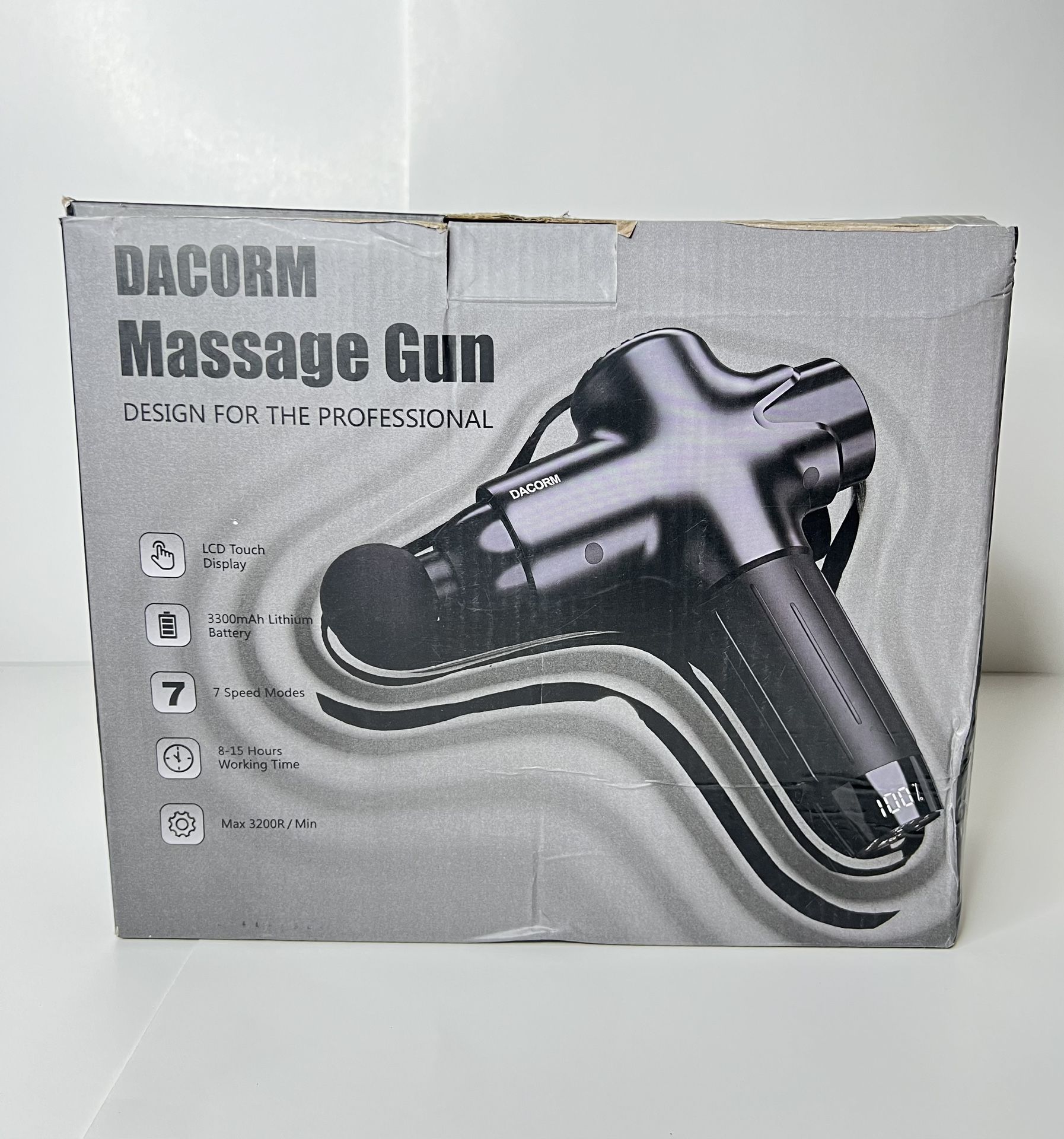 Massage Gun - Percussion Muscle Massage Gun for Athletes, Super Quiet Portable 