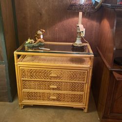 Wicker Dresser