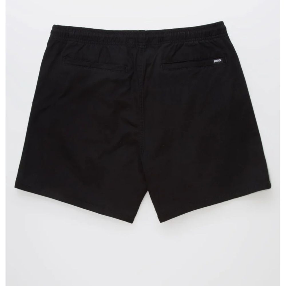 RSQ MENS TWILL BLACK SHORTS
