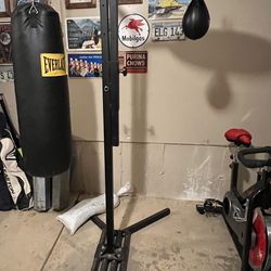 Boxing Heavy Bag Stand And Bags