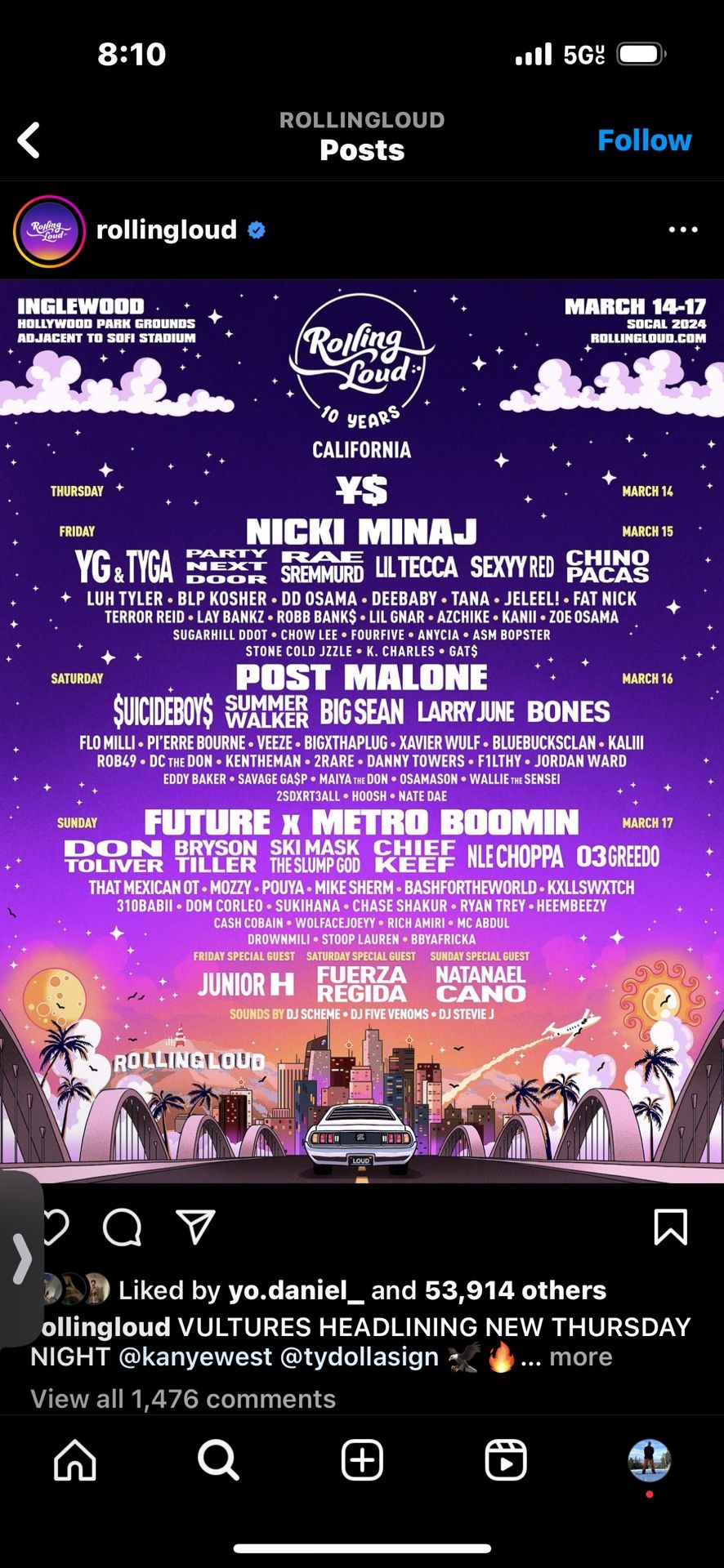 Vip Rolling Loud Ticket