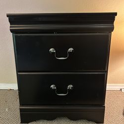 IKEA 3-Drawer Dresser + Ashley 2-Drawer Nightstand