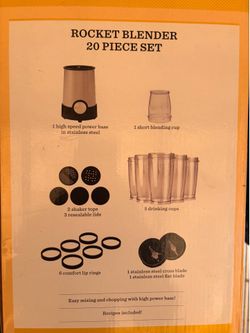 20pc rocket blender