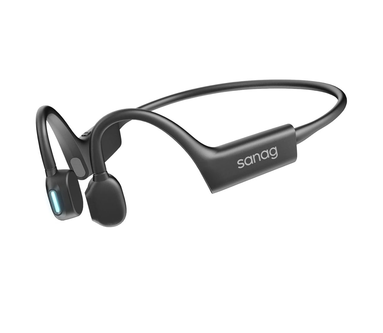 Open Ear Headphones Wireless Bluetooth 5.0, 8hrs Playtime Running Headphones with Mic, 26g Lightweight Air Conduction Headphones, IP67 Waterproof Spor