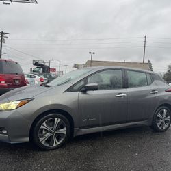 2019 Nissan LEAF SL PLUS Hatchback 4D 165k miles Leather  Bluetooth  Back up camera  Runs and drives great  Clean title  Has Charger  253-444-7219 Par
