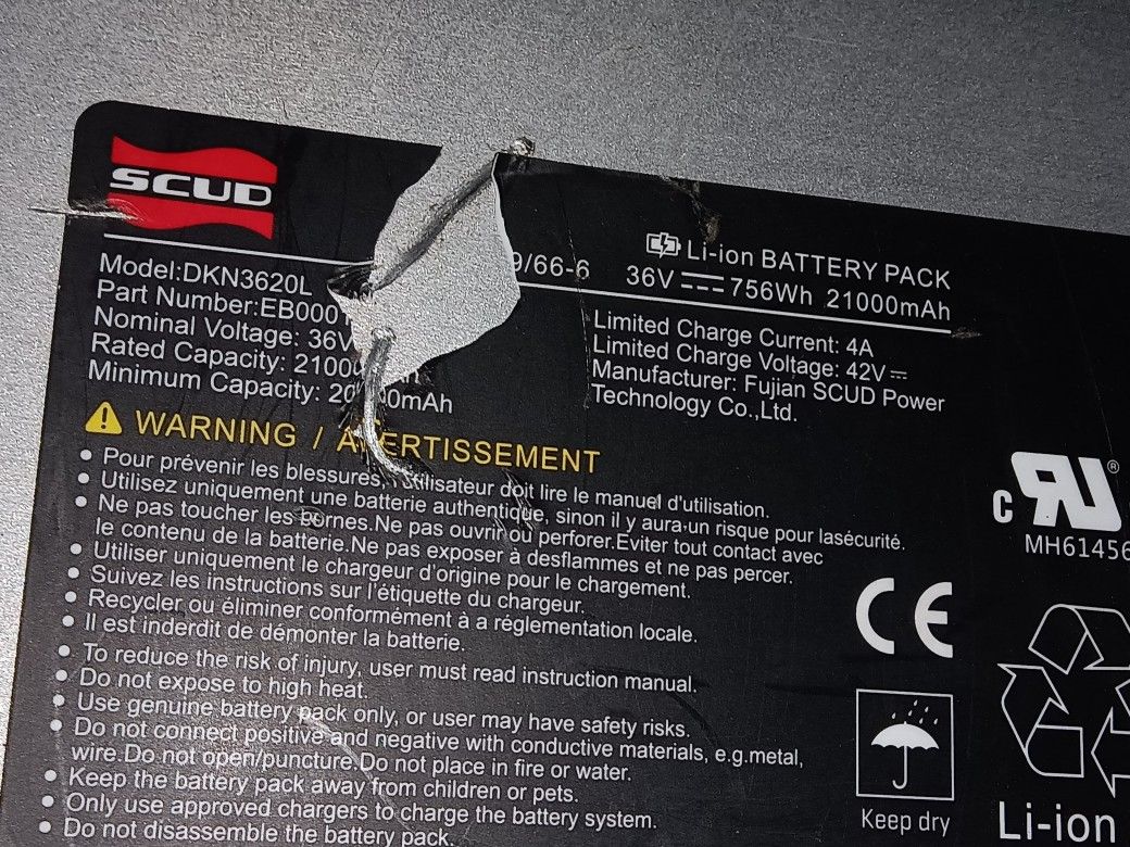 Scooter Battery 36 Vl
