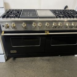 Viking 60” Dual Fuel Gas Range Stainless Steel 2yr Warranty