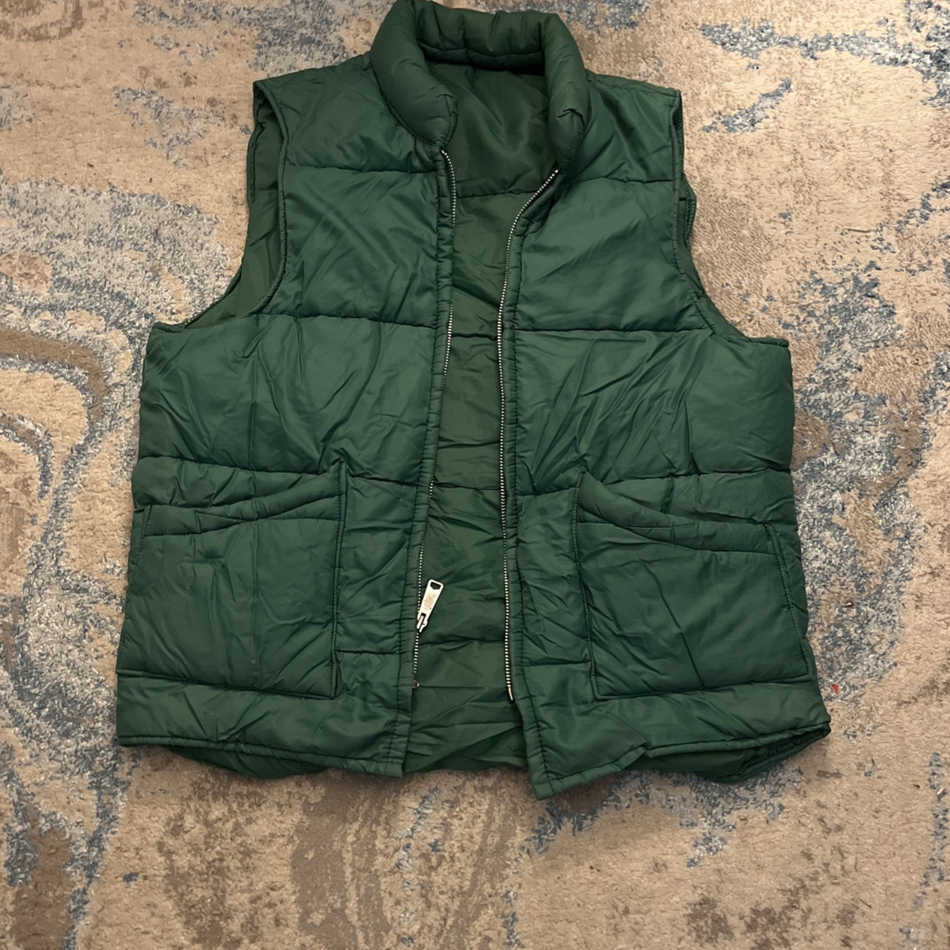 Green Puffer Vest