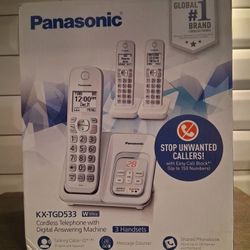 Brand New In Box Cordless Home Phone Set