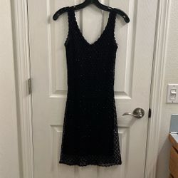 Small Sequin Black Dress 