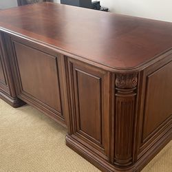 Office Desk With Matching Side Cabinet