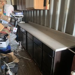 Cabinets And Counter Top. 