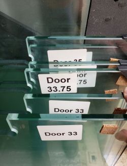 Shower Door 3/4 Several Sizes