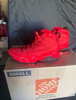 Jordan 9 Red Sneakers Size 10
