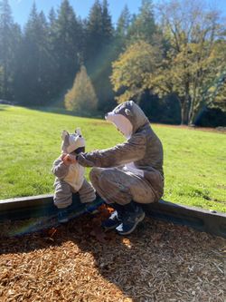 Matching husky Halloween costume