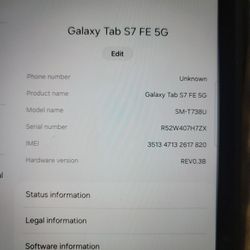 Samsung Galaxy TAB 7 FE 5G