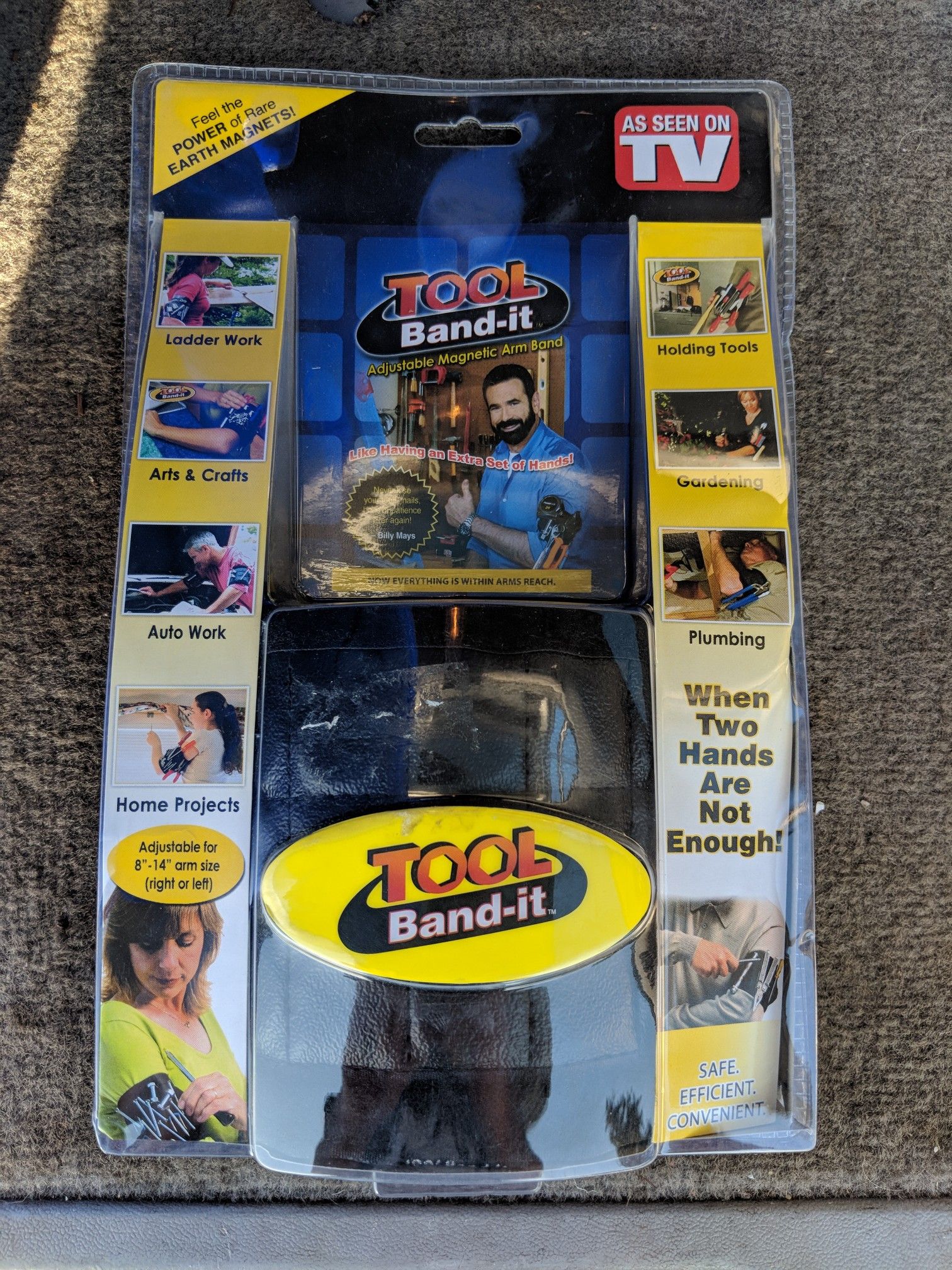 Tool Band-It Magnetic Arm Band As Seen on TV