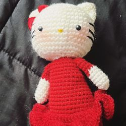 hello kitty crochet doll