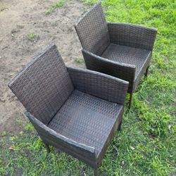 Two-piece Patio Chair Set Outdoor Patio Furniture Brand New Patio Chairs Porch Chairs Small Patio Chairs 🚛🚎🆕