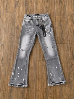 Flared purple jean