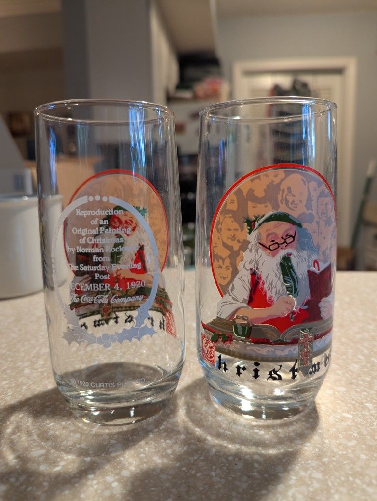 Santa Drinking Glasses (Set Of 6)