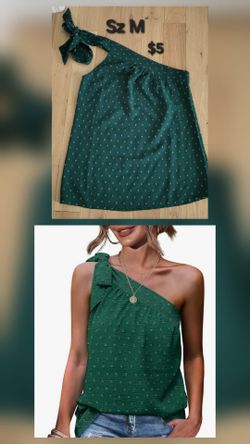 Women's one shoulder tops