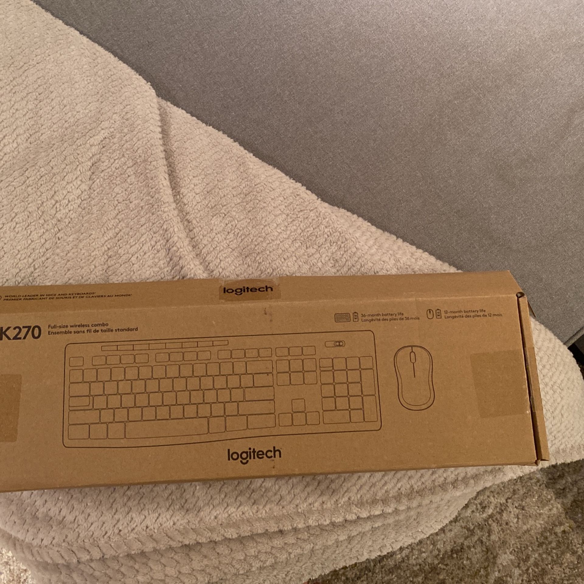 Logitech Full Size Wireless Keyboard & Mouse Combo