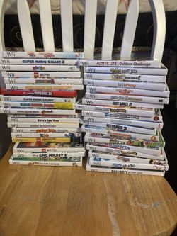40 Nintendo Wii Games For Sale, Individual Individually Or Make A Bundle