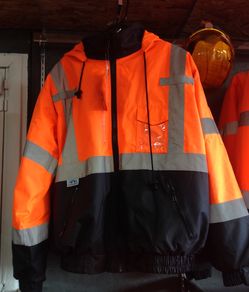 Class 3 High Visibility Safety Jacket with Removable Fleece
