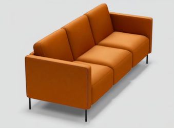 Better Homes & Gardens Wyatt Velvet Sofa, Copper Pipe