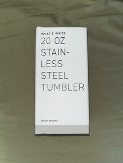 20 oz Stainless Steel Tumbler