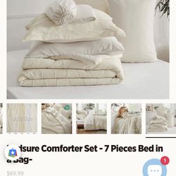 Brand new Bedsure 7pcs comforter sets