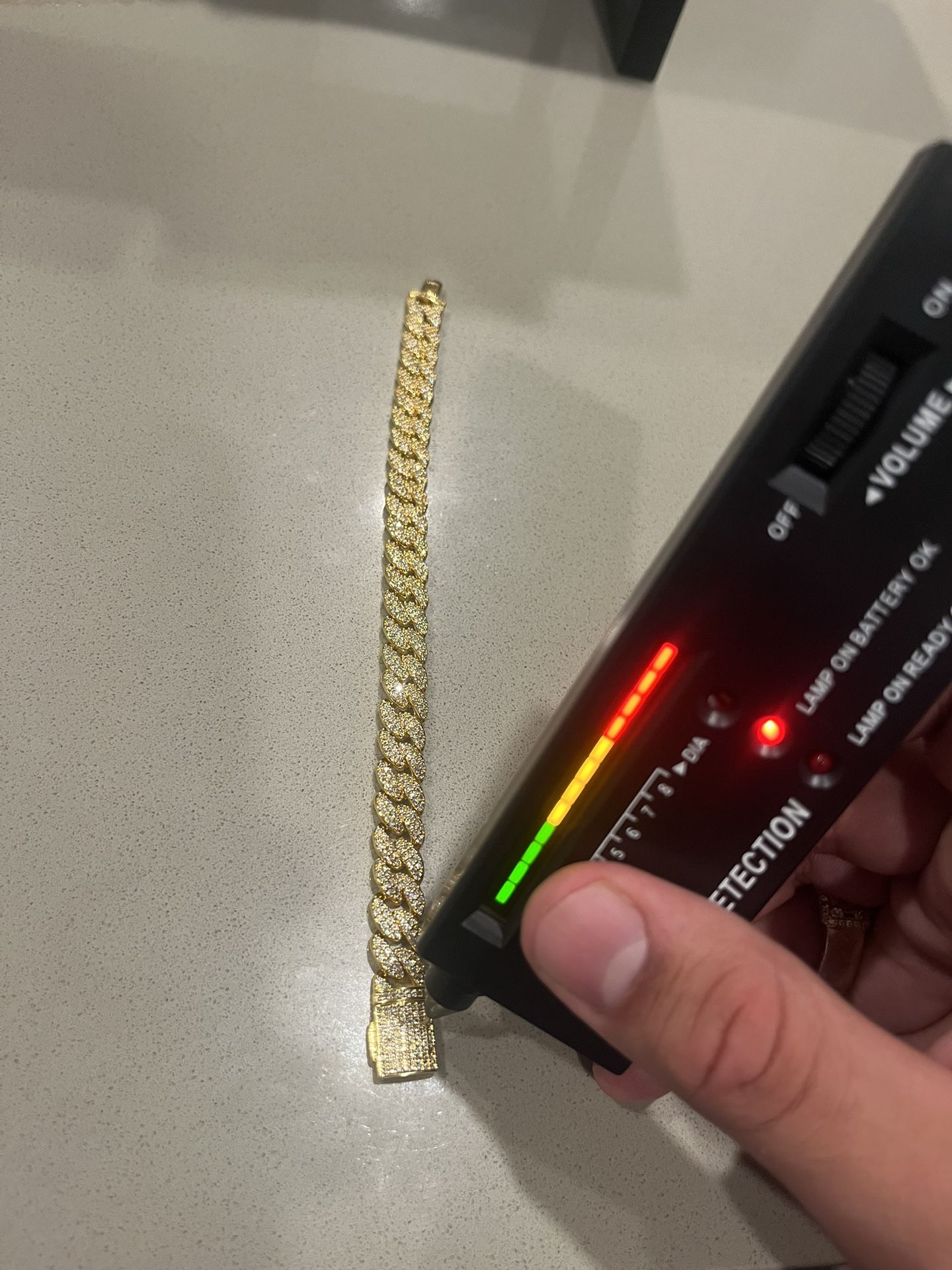 Cuban Bracelet passing diamond tester✅