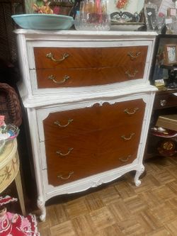 Antique French dresser 50 by 34 by 20