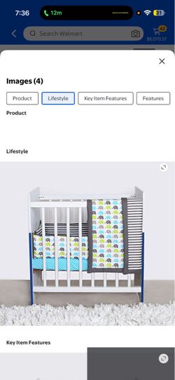 Crib bedding