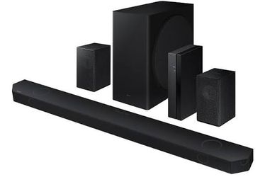 Samsung - Q-Series HW-Q910D 9.1.2 Ch. Soundbar and Rear Speakers - Black