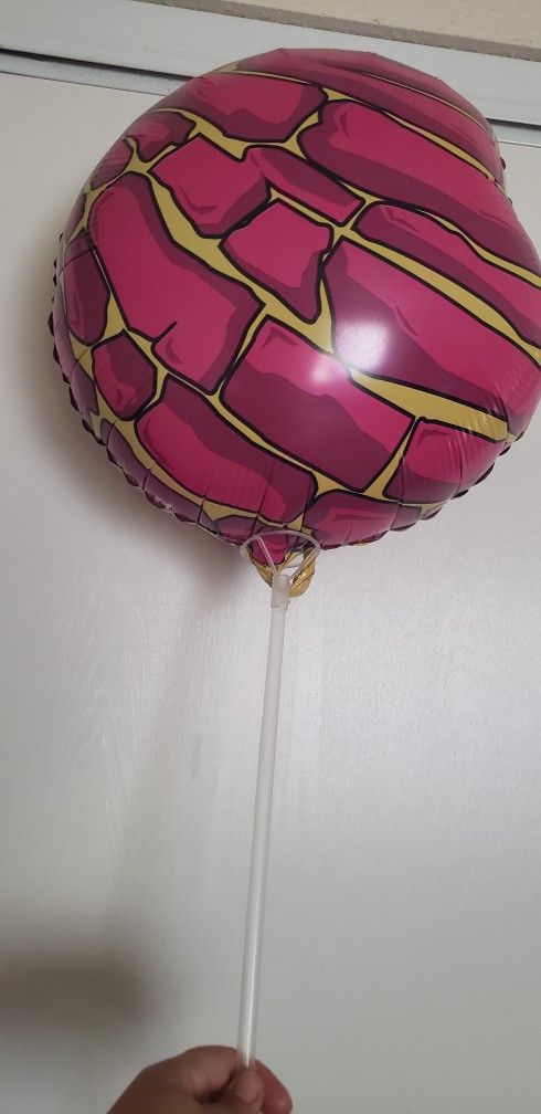 3 Concha Balloons With Stick