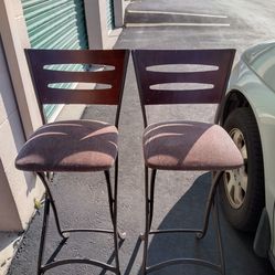Two High Bar Chairs  $15 For Both