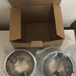 mount headlight or running light shell assembly, likely for a motorcycle, fitting a 5 1/2 or 5 3/4