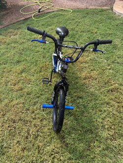 Kent Ambush BMX Bike Black and Blue, 20 in
