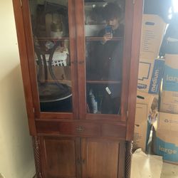 Wooden Corner Cabinet