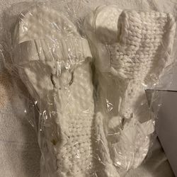 Womens White Sandal - Size 10/43